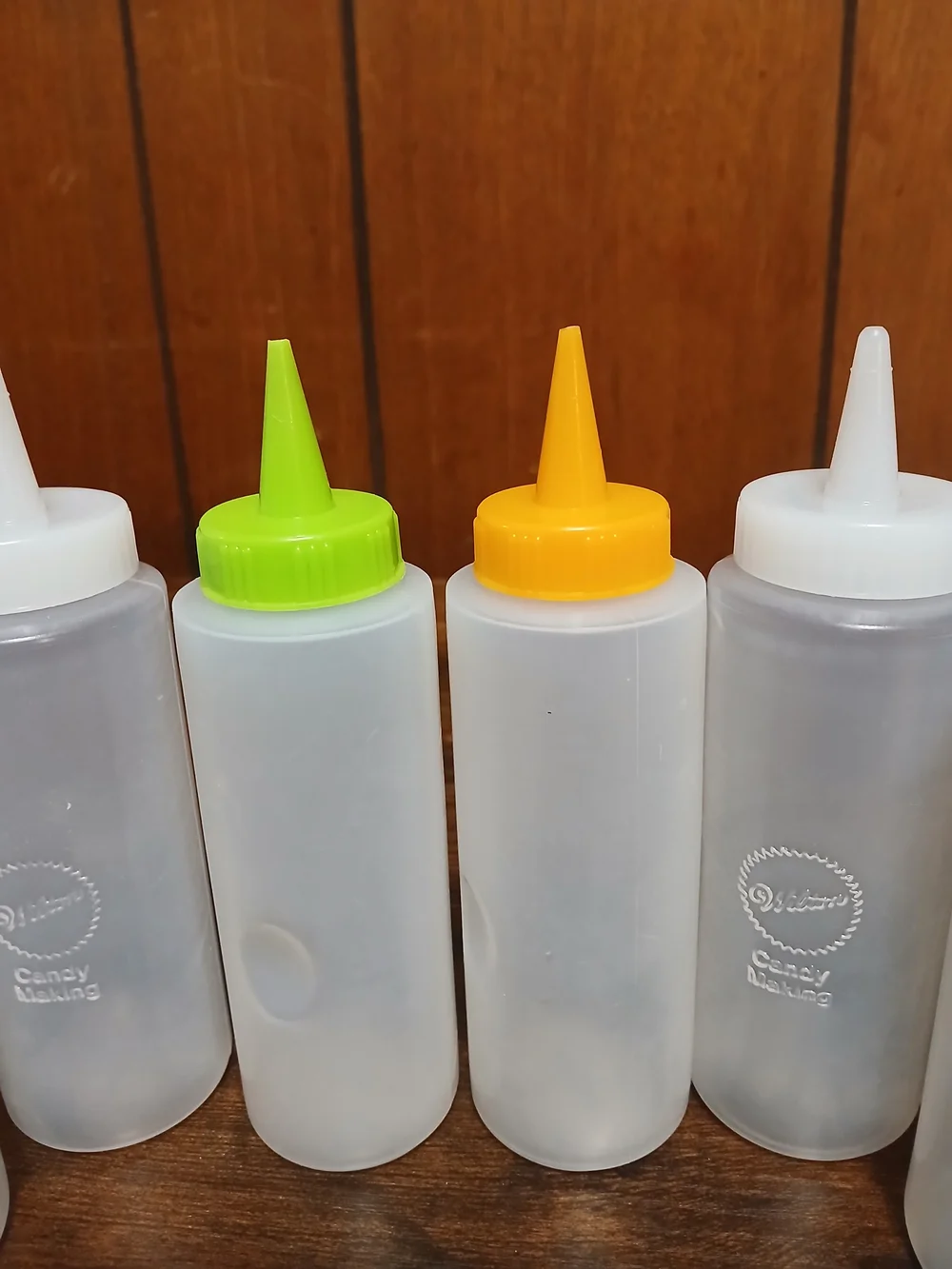 ​Wilton Candy Making Squeeze Bottles - Set of 6 Melted Chocolate Decorating